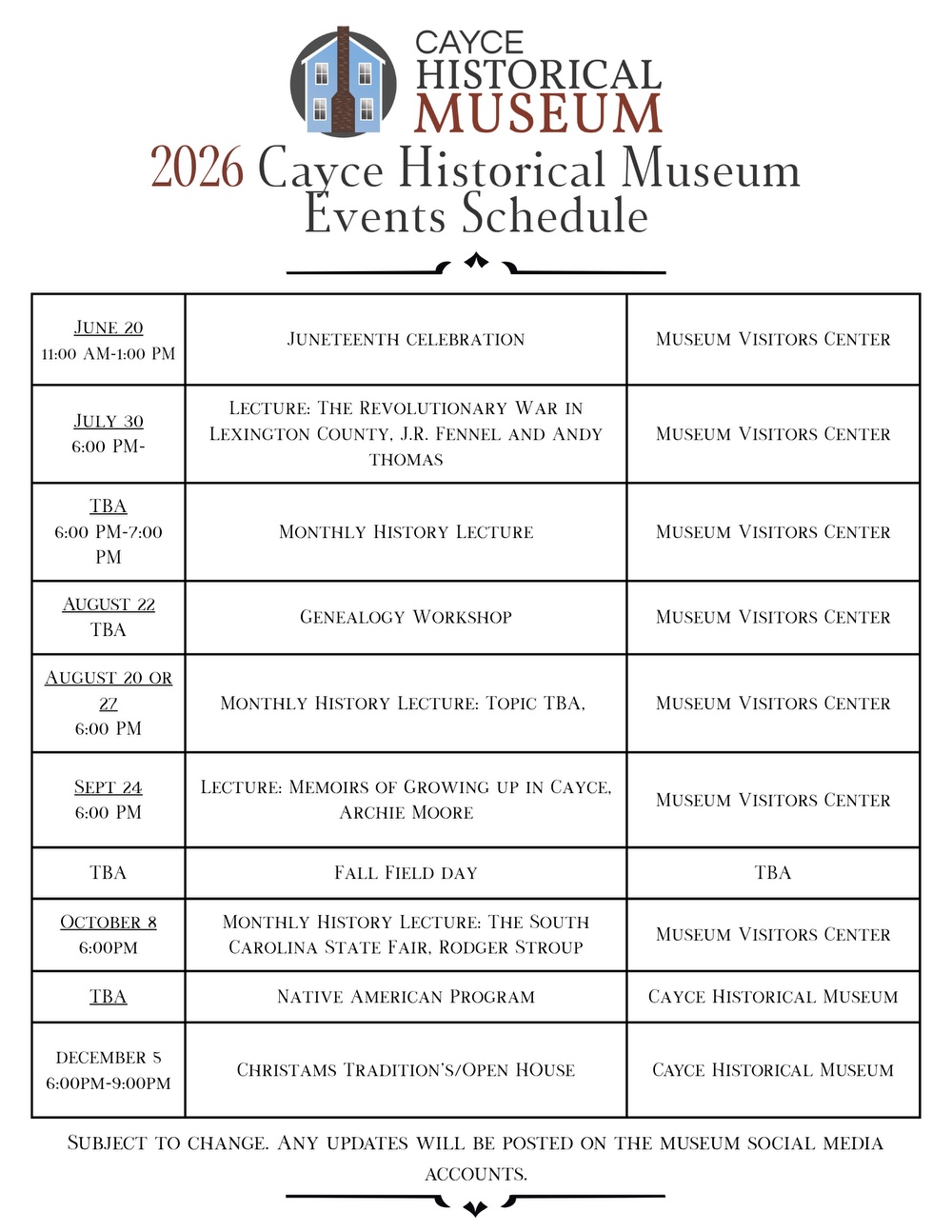 Latest Events